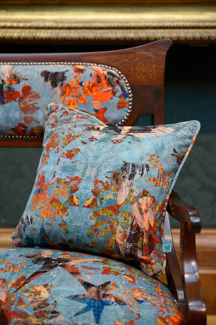 Henry & Mary velvet cushions