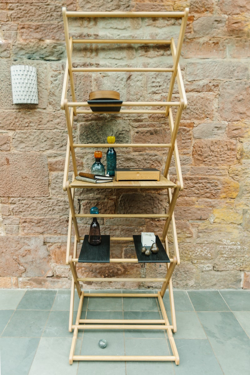 The Folding Shelving Unit by Beuzeval Furniture for AUTHOR's collection of luxury British-made furniture