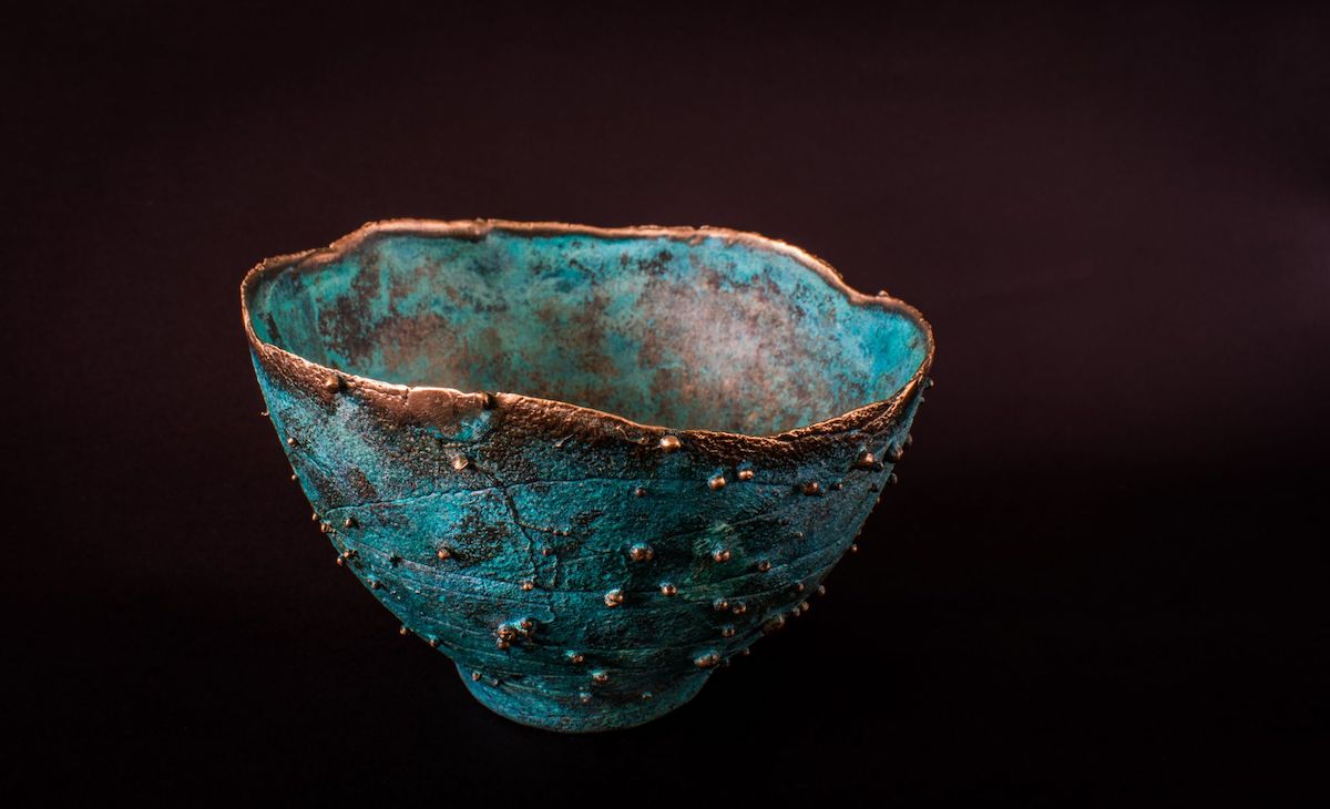 Aqua Liquid Spirit Bronze Vessel by Neil Lemaire for AUTHOR Interiors' collection of British made luxury and unique home accessories