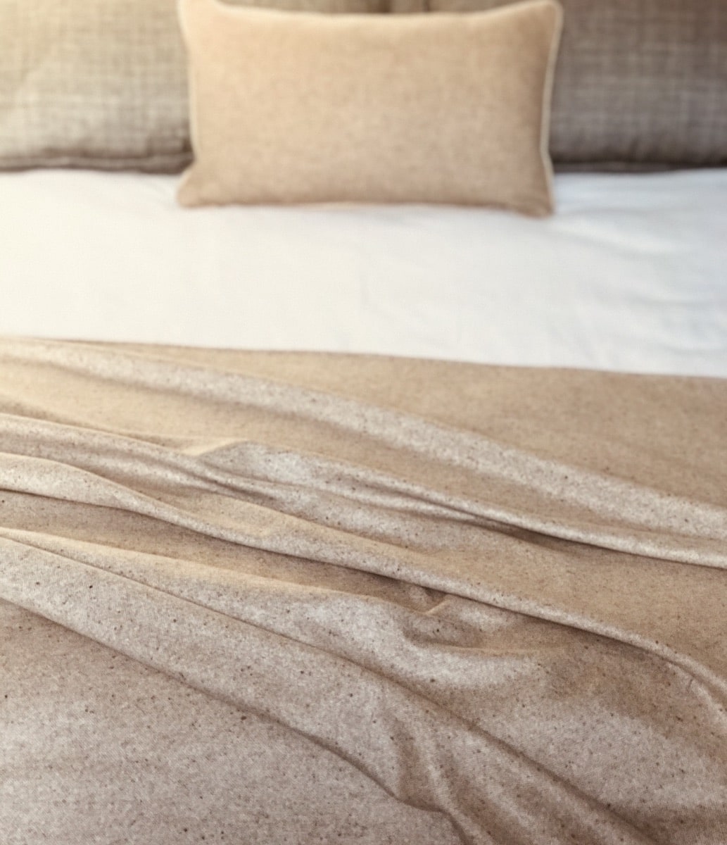Donegal Cashmere Throw made by AVA INNES for AUTHOR's collections of British-made luxury homeware accessories