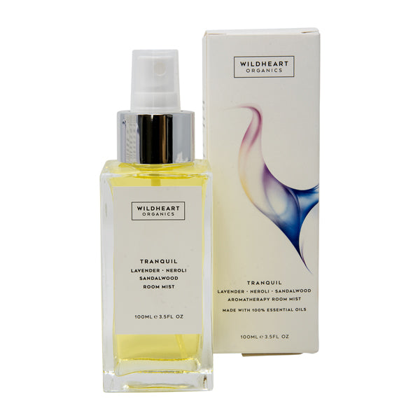 Essential Oil Tranquil Room Spray made in Scotland by Wildheart Organics for AUTHOR Interiors' collection of luxury home fragrances