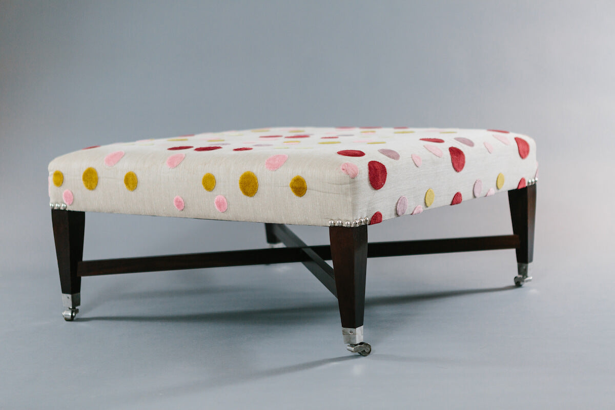Hailes Stool - table stool ottoman by Clockhouse Furniture for AUTHOR: home of British-made luxury furniture