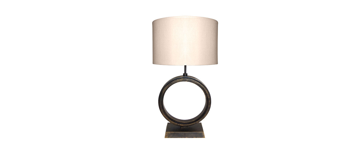 Ra Table Lamp handmade by Blackbird Bespoke for AUTHOR's luxury collection of British-made lighting