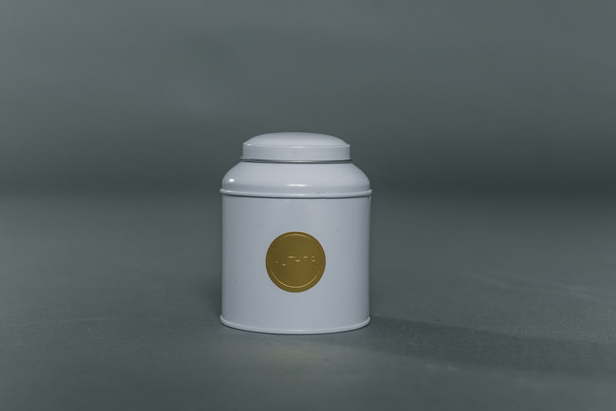 Herbal spearmint and chamomile blend tea by JustBe Botanicals for AUTHOR
