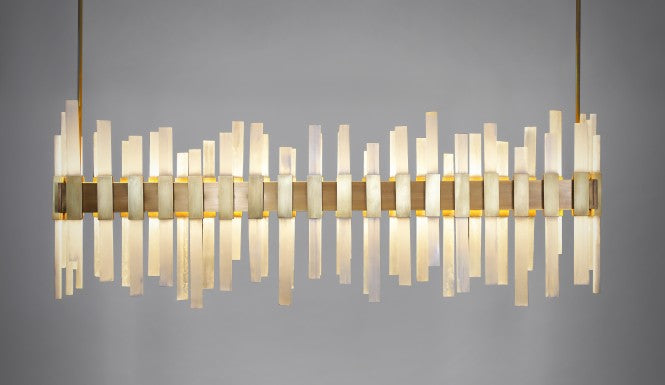 Livara Chandelier made in London by Cocovara Lighting for AUTHOR Interiors' collection of British made designer luxury chandeliers