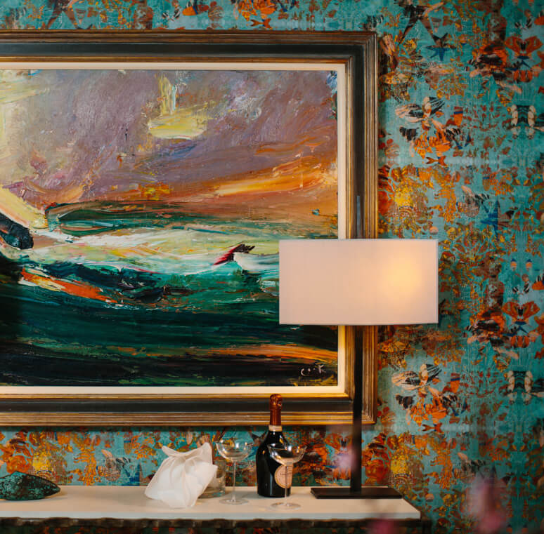 Mary Wallpaper by Blackpop for AUTHOR's collection of British-made luxury and unique homeware
