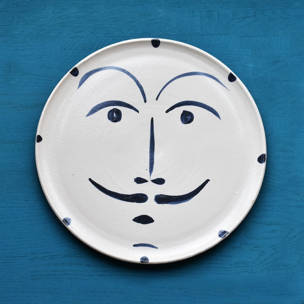 Monsieur Moreau Wall Plate by Kinkatou for AUTHOR's collection of British-made luxury homeware accessories
