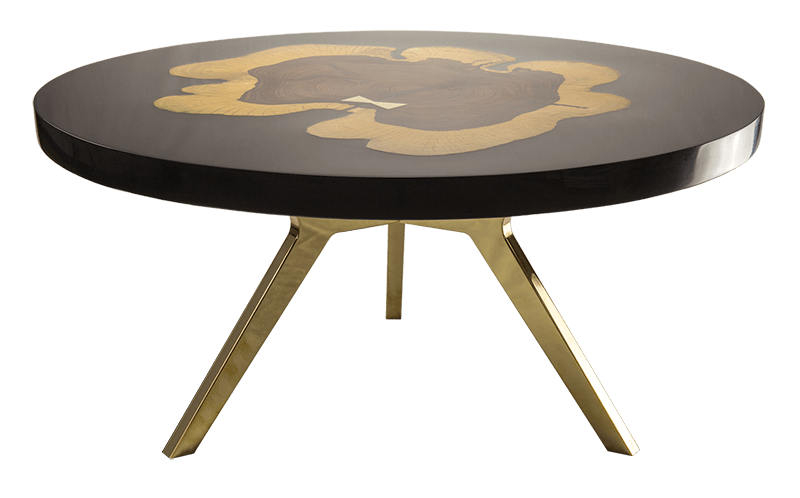 Resin and Rosewood Coffee Table by Iluka London for AUTHOR's collection of British-made unique furniture