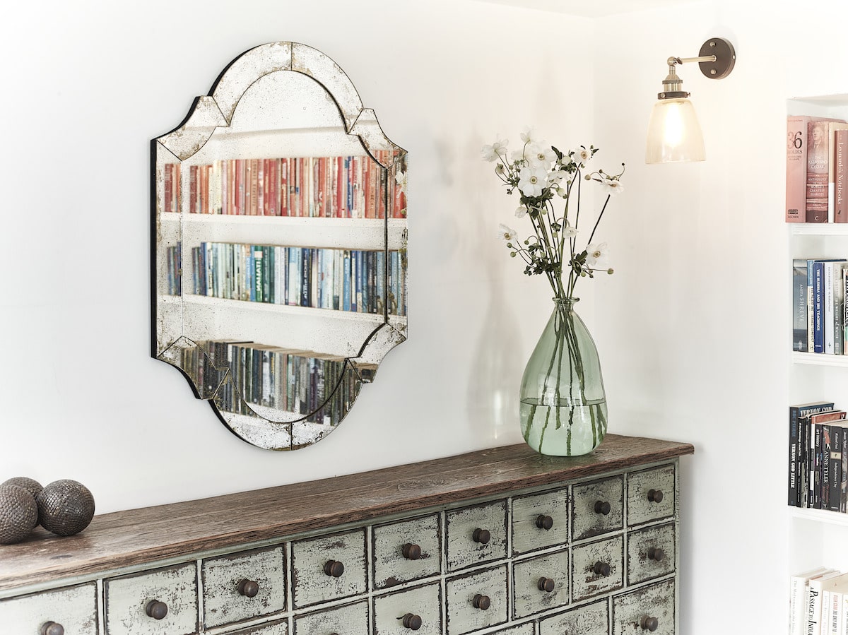 Antiqued Old Gold Siena Gold Mirror by Dominic Schuster for AUTHOR