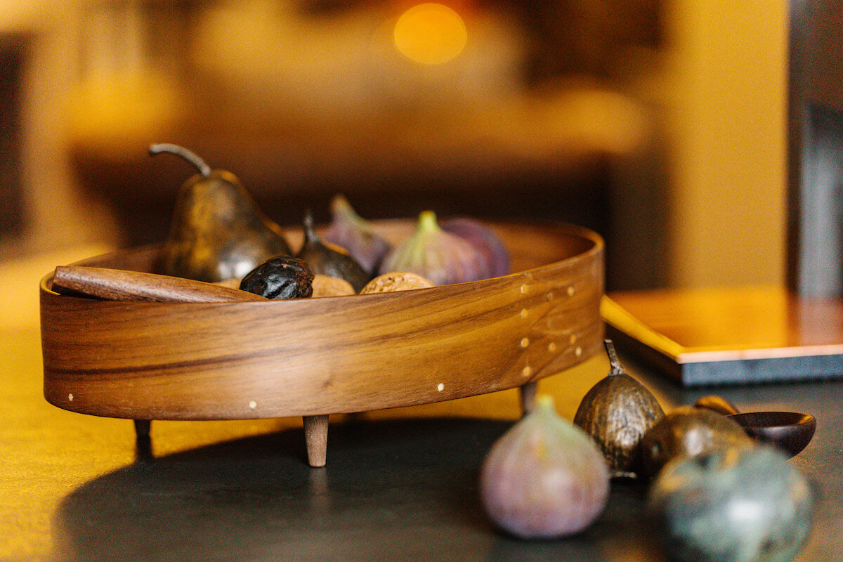 steam bent loop oval tray made in UK by Tom Trimmins for AUTHOR