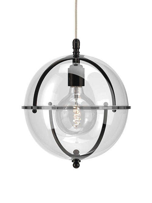 Grafton Glass Globe Pendant in Bronze by Fritz Fryer for AUTHOR's unique collection of British-made home accessories