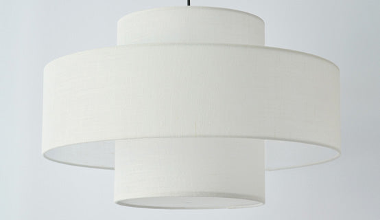 Luna Pendant Lampshade made in Kent by Fosbery Studio for AUTHOR Interiors' collection of British made high quality ceiling  pendant lampshades