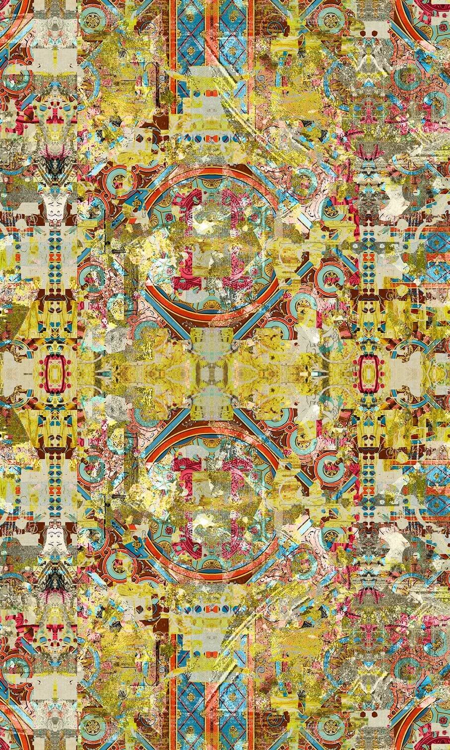 Fresco Velvet Fabric by Blackpop for AUTHOR's collections of British-made luxury and unique home decor