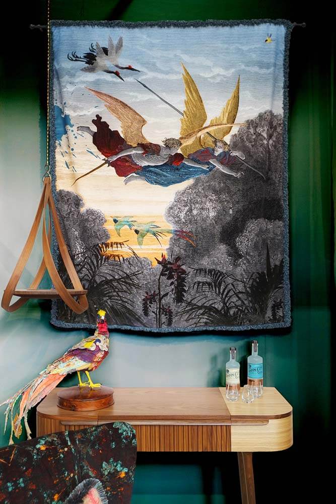Paradise Found Velvet Wall Hanging