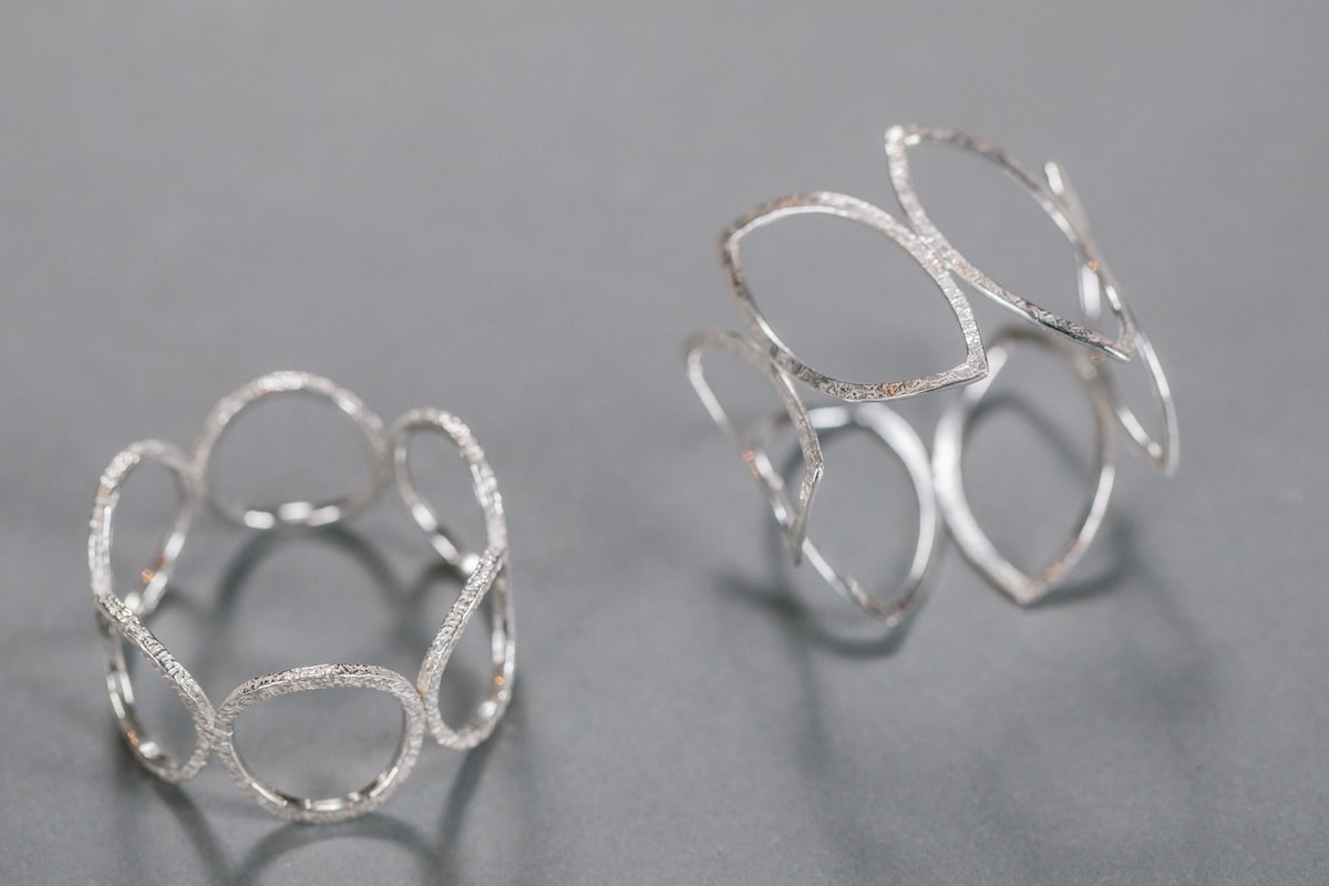 Sterling Silver Napkin Rings by Sarah Cave for AUTHOR: home of British-made luxury homeware