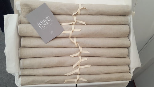 Linen Napkins by Mallon Foundry for AUTHOR's collection of British-made luxury homeware