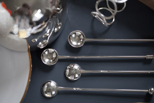 Sterling Silver Spoons by Sarah Cave for AUTHOR: home of British-made luxury homeware