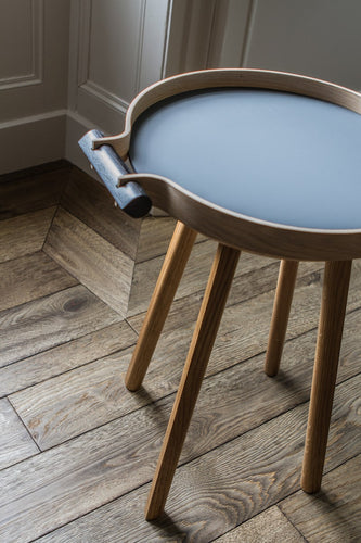 Moore Tray Table circular wooden tray table by Isabelle Moore for AUTHOR: the best of British design