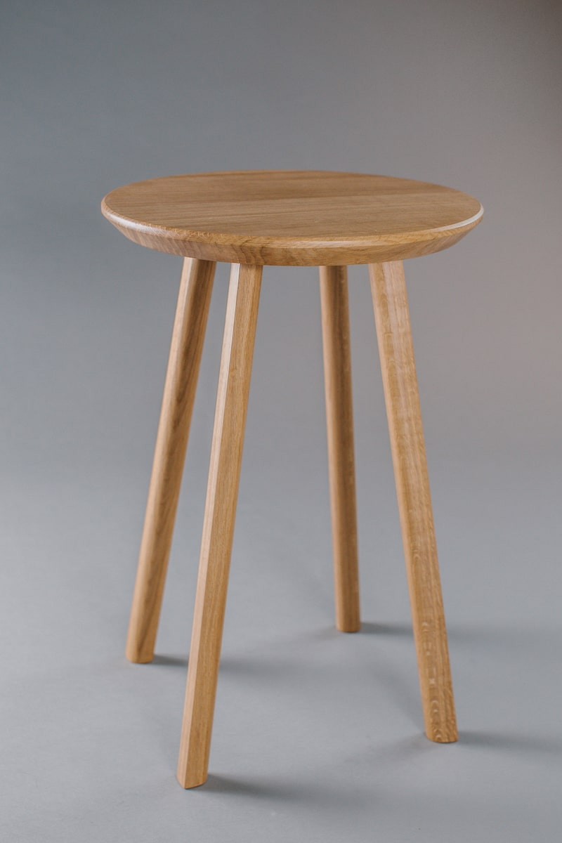 Moore Side Table Oak side table made by Isabelle Moore for AUTHOR 