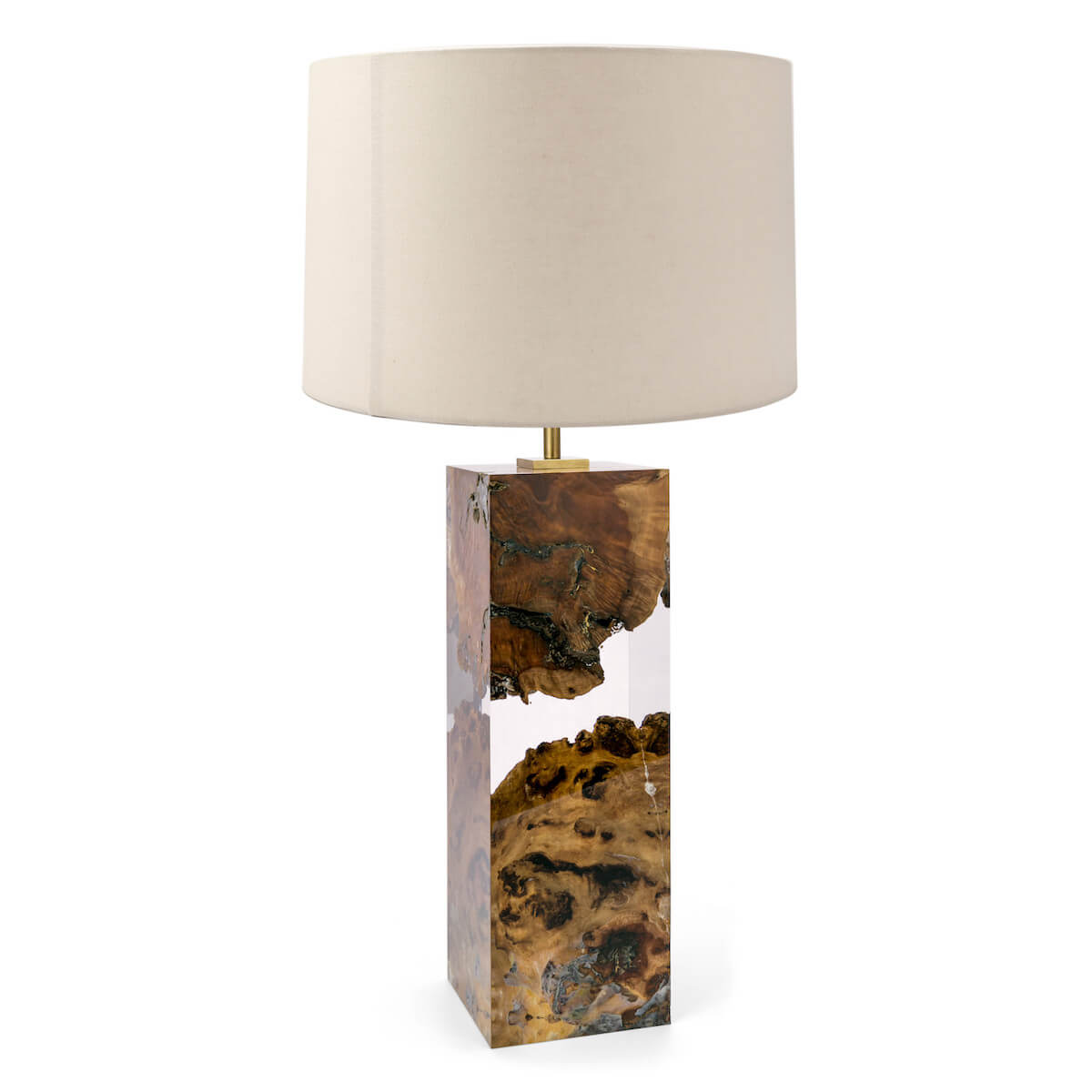 Red Gum and Acrylic Table Lamp II by Iluka London for AUTHOR