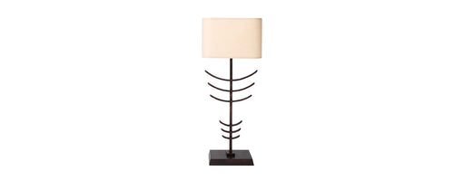 Arc Table Lamp handmade by Blackbird Bespoke for AUTHOR's luxury collections of British-made home accessories