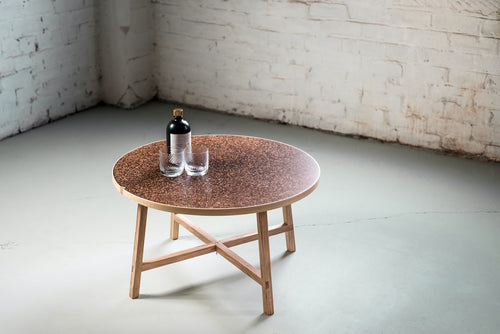 Brasseur Table made by Draff from waste material produced by local distilleries and breweries in Dundee