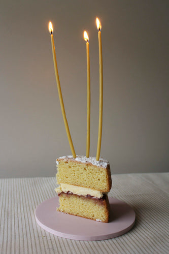 Celebration Candles - Natural Beeswax Candle sticks made in London by Wax Atelier for AUTHOR Interiors