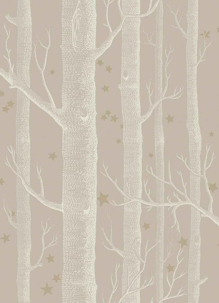 Woods and Stars Wallpaper by Cole & Son for AUTHOR's collection of luxury British-made home decor