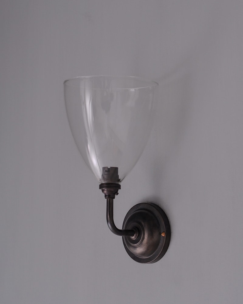Bronze Ledbury Contemporary Wall Light by Fritz Fryer for AUTHOR Interiors' collection of wall light
