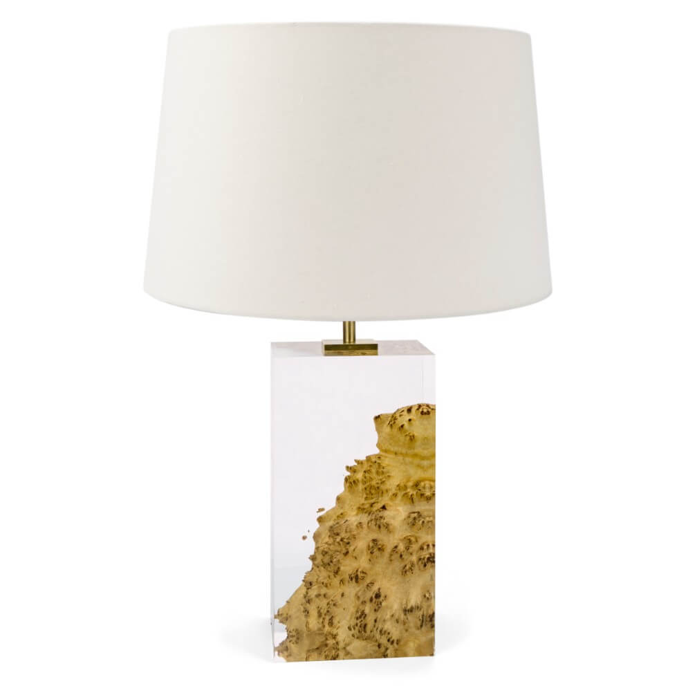 Coolibah and Acrylic Table Lamp III made by Iluka London for AUTHOR: home of British-made home decor