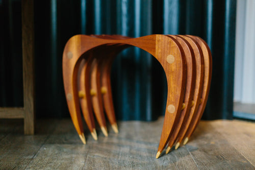Crab Stool hand crafted by Max McCance for AUTHOR's collection of British-made luxury and unique furniture