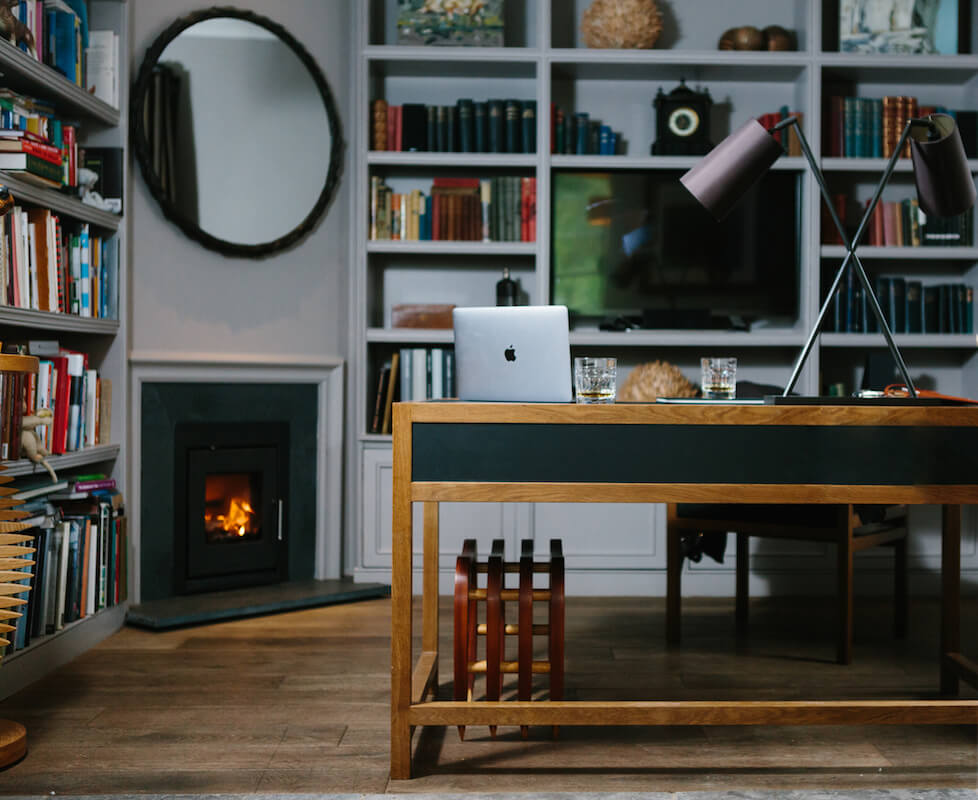 Govan Executive Desk handmade by David Watson for AUTHOR's range of British-made luxury furniture