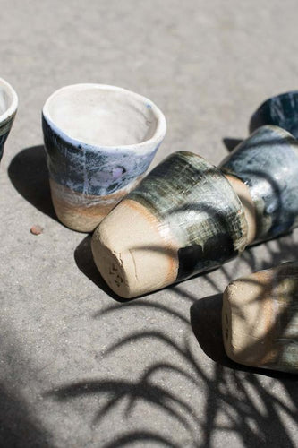 Green Moss Espresso Cup by KANA London for AUTHOR's collections of unique British-made home accessories