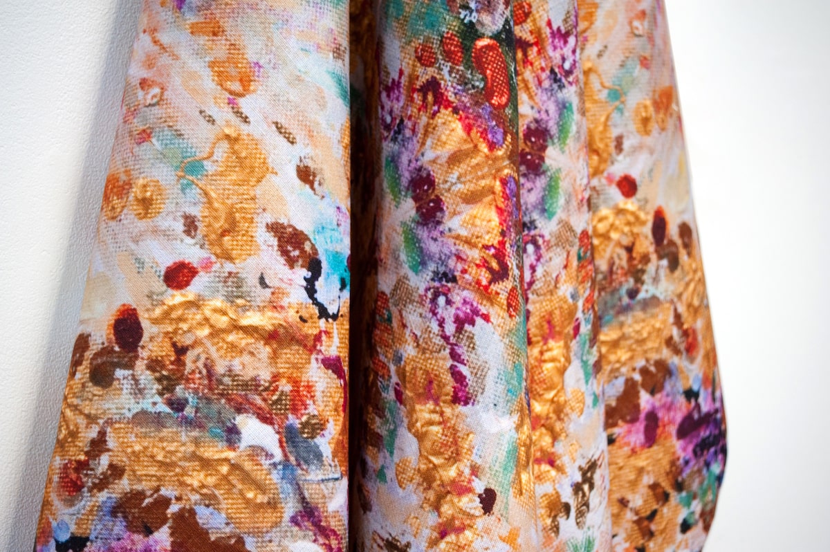 Golden Grasses Fabric made by Hatti Pattisson for AUTHOR's unique collection of British-made luxury furniture and home accessories