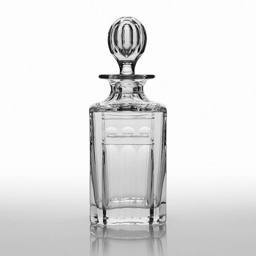 Helvellyn Crystal Square Whisky Decanter made in the UK by Cumbria Crystal for AUTHOR Interiors' collection of luxury handcrafted barware
