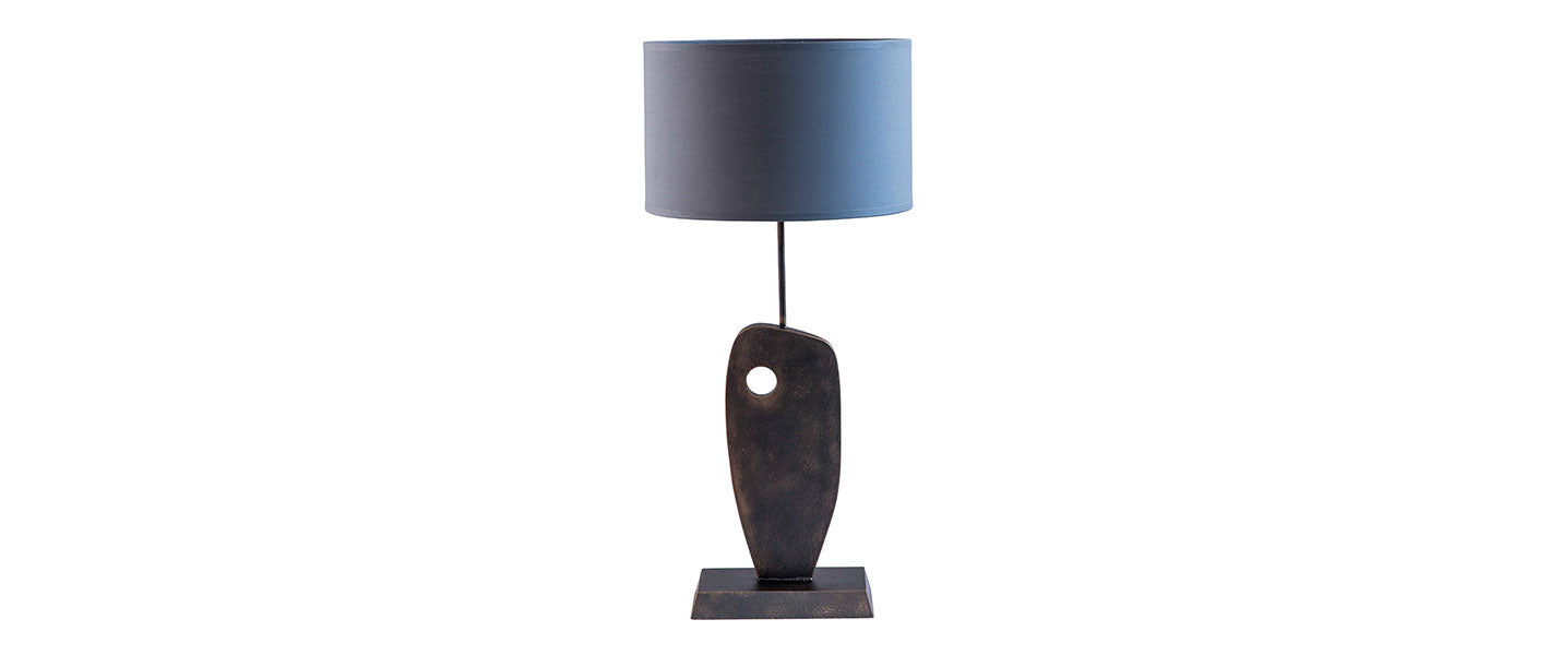 Hepworth Table Lamp handmade by Blackbird Bespoke for AUTHOR's luxury collections of British-made home accessories