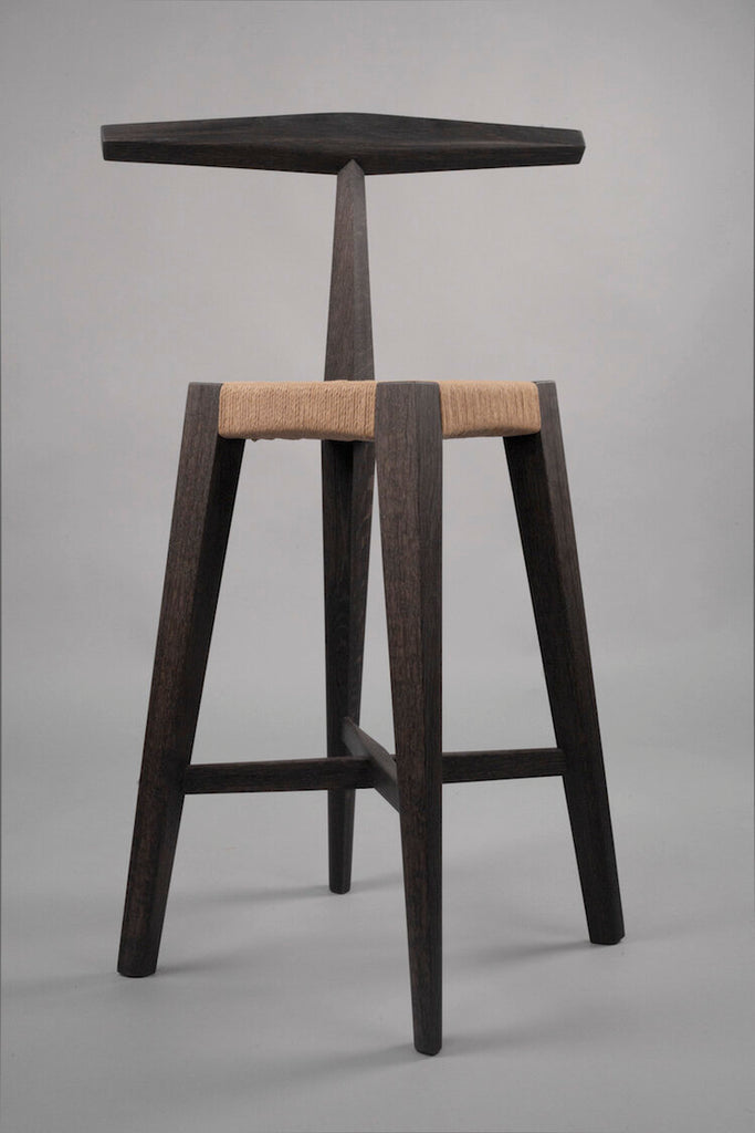Woven Oak Stool 'one-off' piece by Isabelle Moore for AUTHOR Interiors