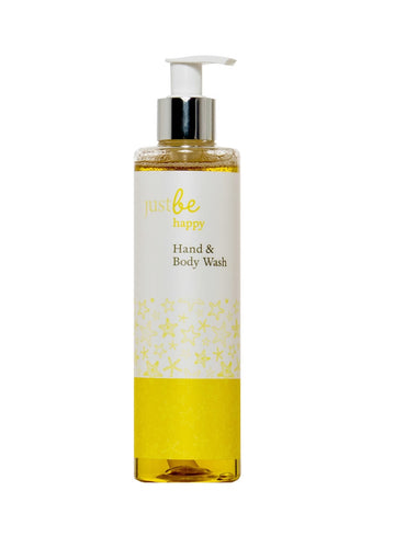 Happy Hand & Body Wash by JustBe Botanicals for AUTHOR's collections of British-made home accessories and gifts