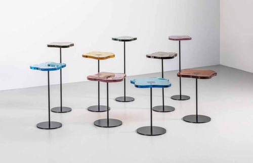 Lily Glass Cocktail Table - Murano glass table by Tom Faulkner for AUTHOR