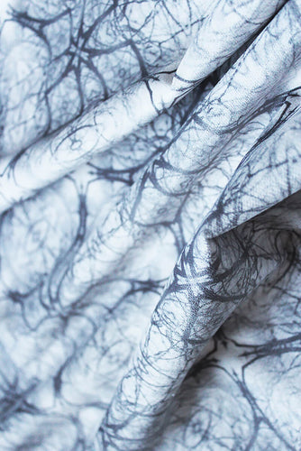 Limbs abstract fabric made in Britain by Iona Crawford for AUTHOR Interiors