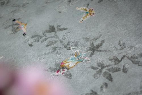 Luxurious Mandela rug made in Britain by Wendy Morrison for AUTHOR Interiors