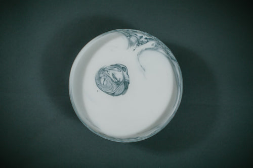 Marbled ceramic tray made in Britain by Myer Halliday for AUTHOR Interiors