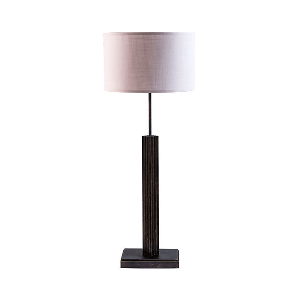 Rockerfeller Table Lamp handmade by Blackbird Bespoke for AUTHOR's collection of luxury British-made lighting