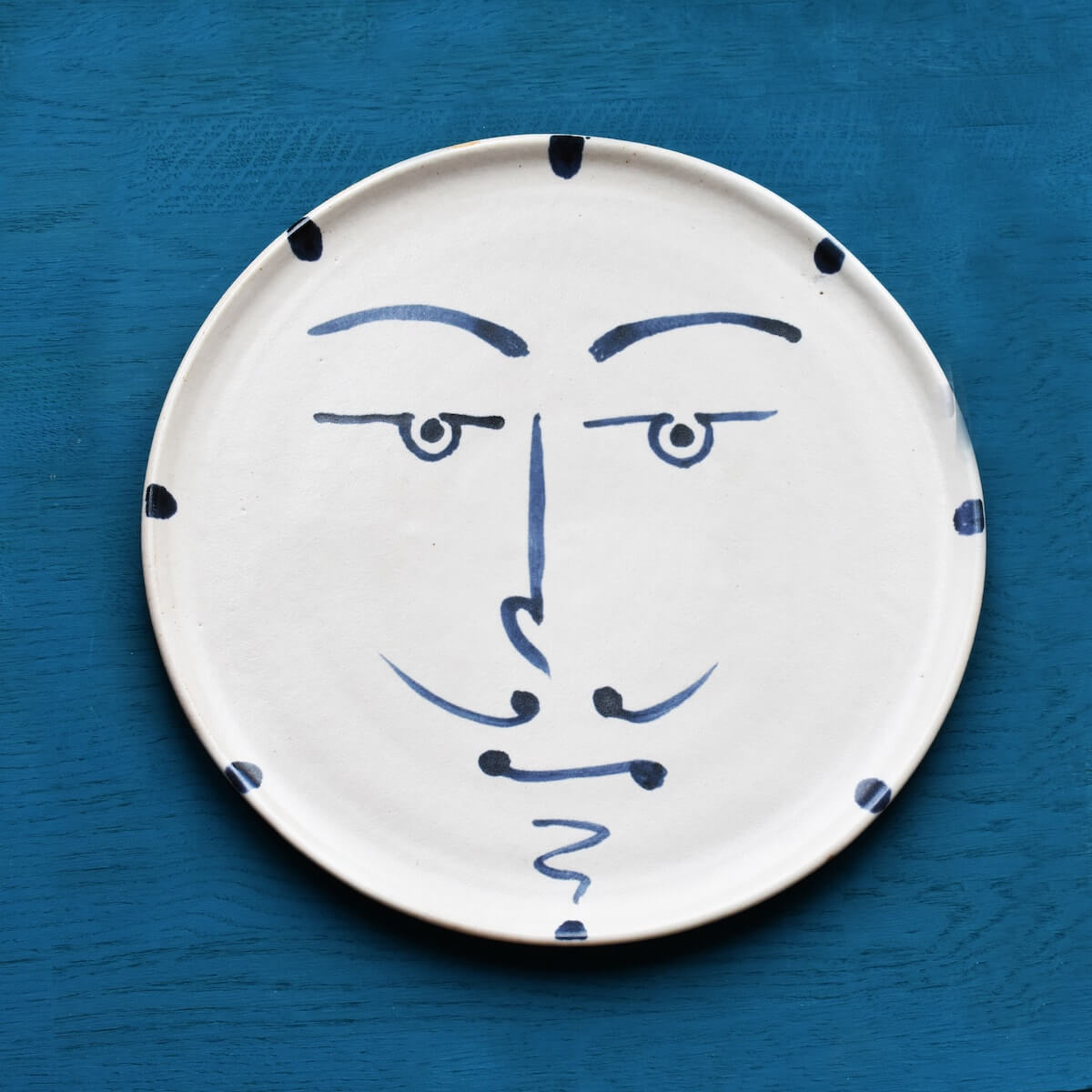Santiago Wall plate by Kinkatou for AUTHOR's collection of British-made unique homeware