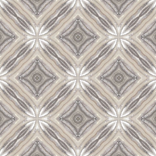 Silver Leaf Mahogany Wallpaper by Julia Clare Interiors for AUTHOR Interiors' collection of British-made, luxury and unique wallpapers