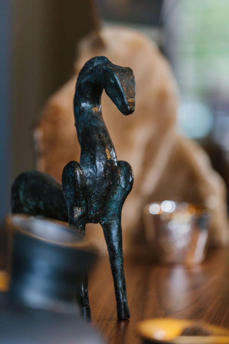 Embarr the horse bronze sculpture by Mallon Foundry for AUTHOR: home of unique and luxury home decor