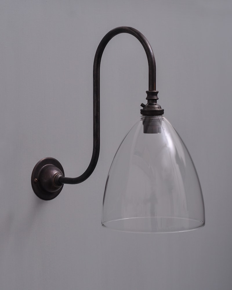 Ledbury Swan Neck Wall Light by Fritz Fryer for AUTHOR: the home of British-made luxury homeware