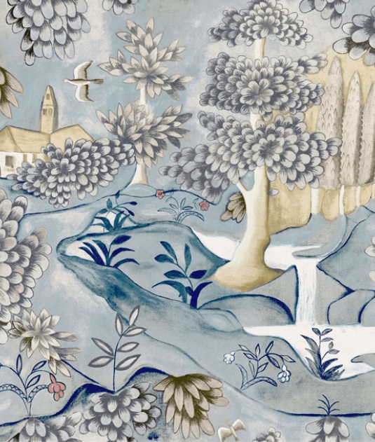 Verdure Wallpaper by Zoffany for AUTHOR's collections of luxury British-made home decor