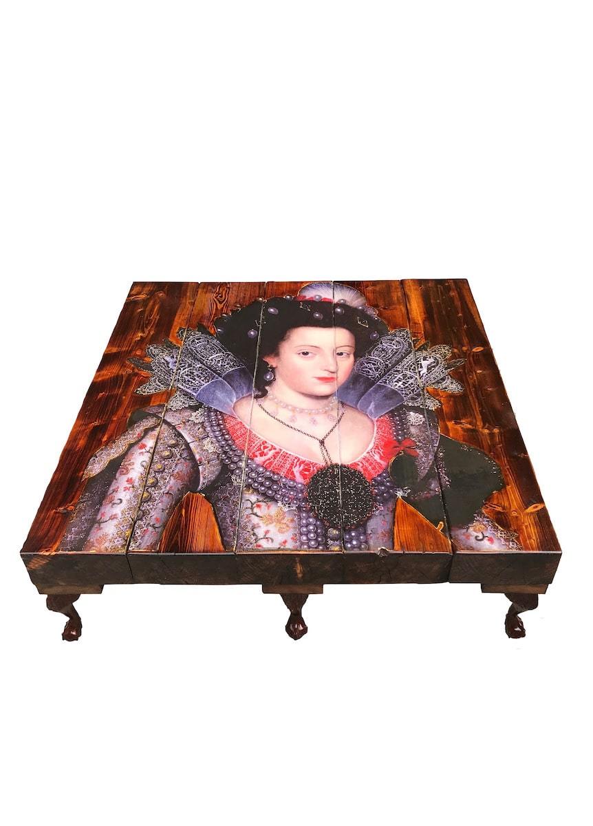 Grand Winter Queen Coffee Table by Cappa E Spada for AUTHOR's collections of British-made, luxury furniture