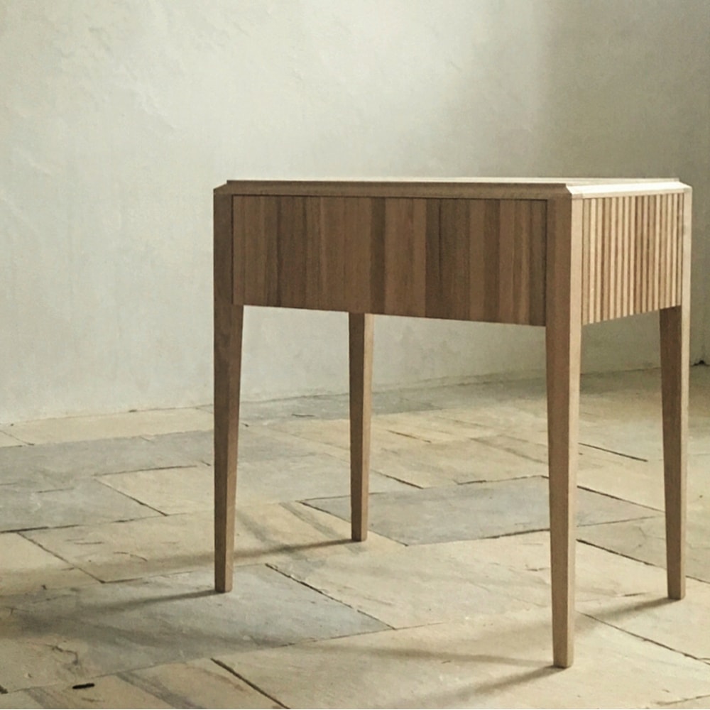 Tambour Side Table by Knowles & Christou for AUTHOR's collection of British-made luxury furniture